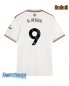 Arsenal Gabriel Jesus #9 Tricou Fotbal Replică 2025-26 Barbati Treilea